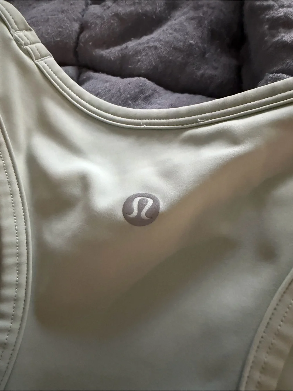 lululemon athletica Light Green High-Neck Crop Tank - Picture 3 of 3